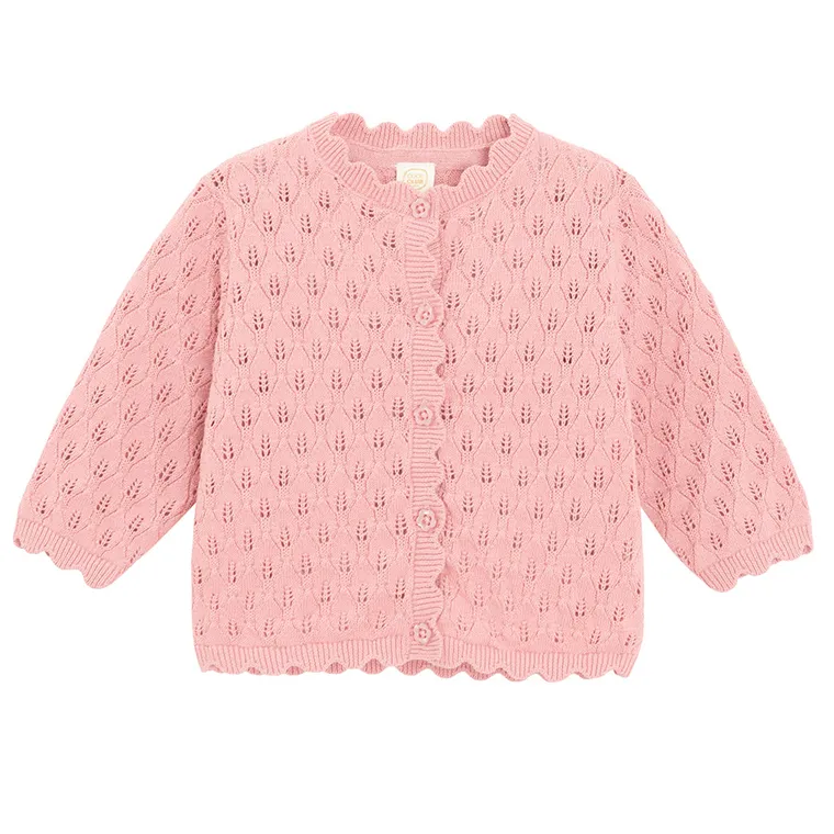 Cool Club, Sweter dziewczęcy, rozpinany, różowy