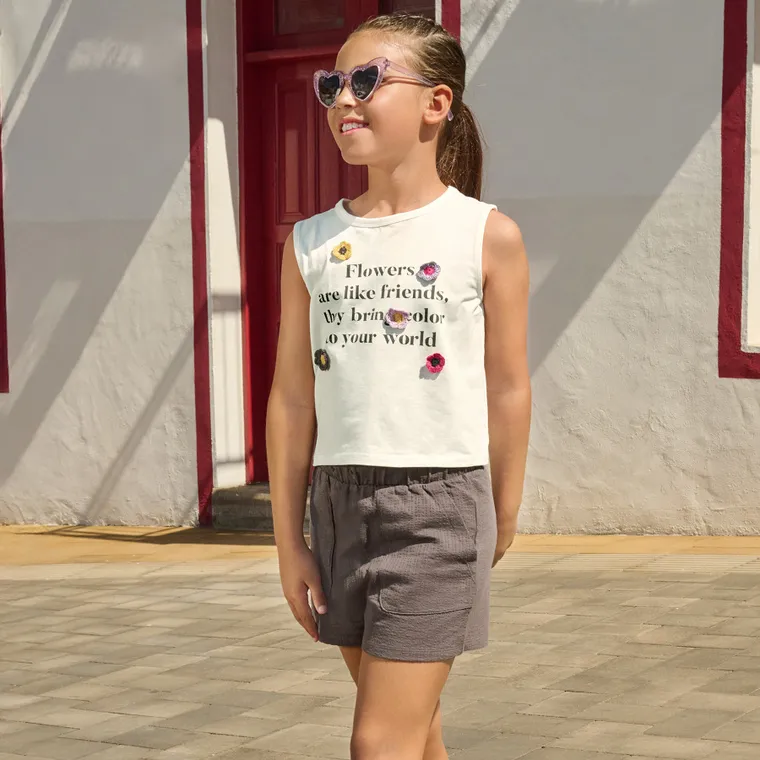 Cool Club, Szorty dziewczęce, grafitowe