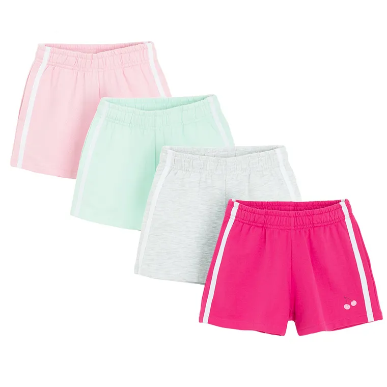 Cool Club, Szorty dziewczęce, mix, zestaw, 4 szt.