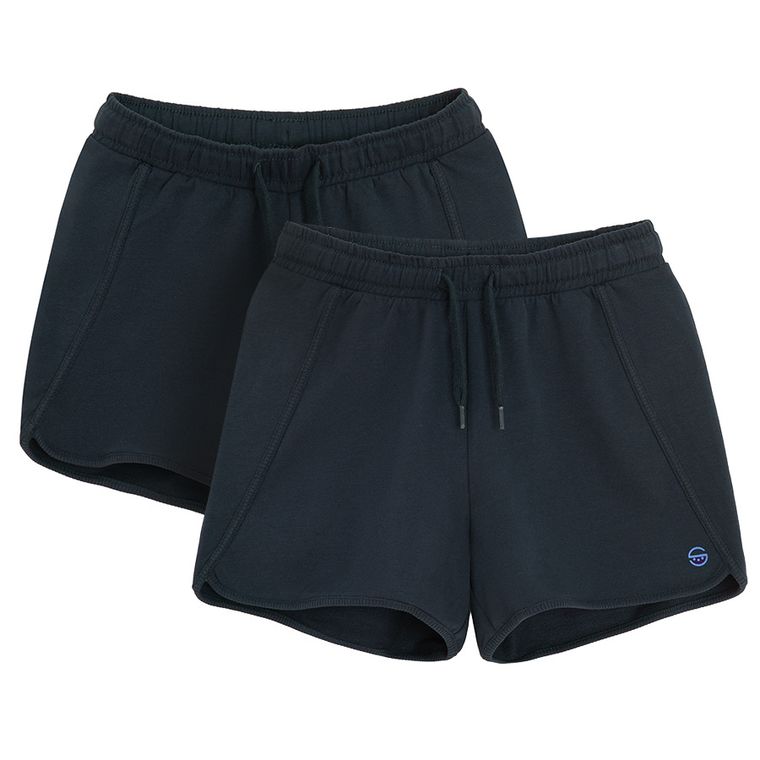 Cool Club, Szorty dziewczęce, niebieskie, zestaw, 2 szt.