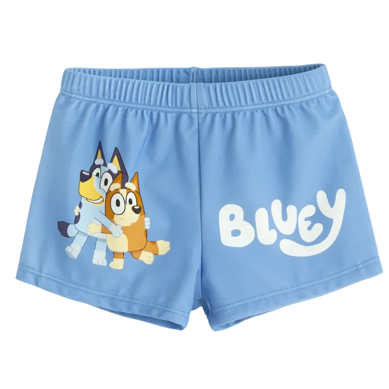 Cool Club, Szorty kąpielowe chłopięce, UV 50, niebieskie, Bluey