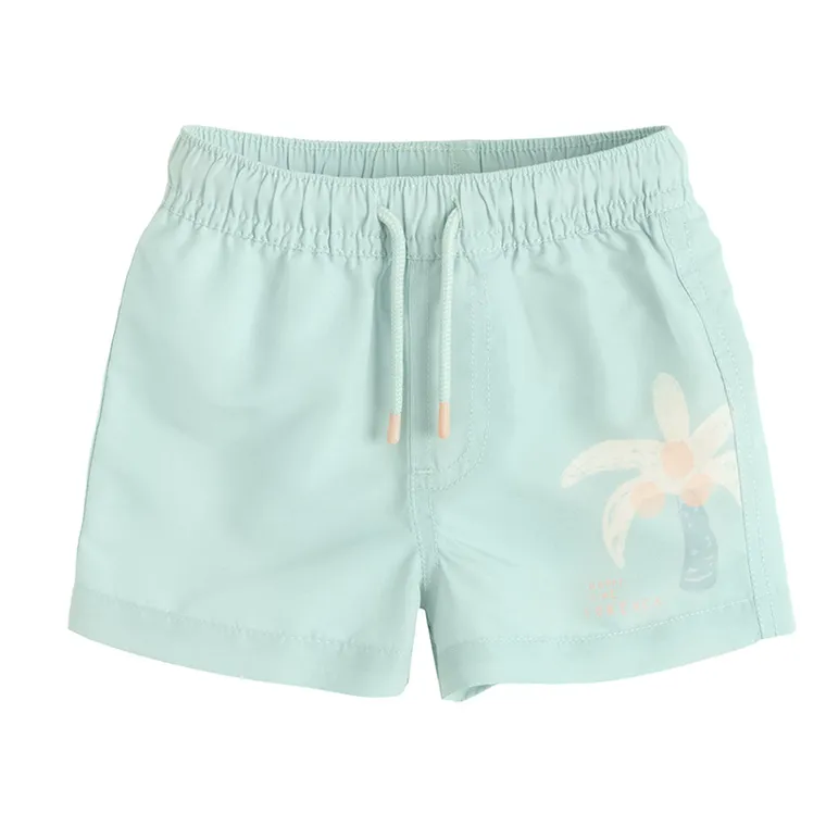 Cool Club, Szorty kąpielowe chłopięce, UV 50, turkusowe