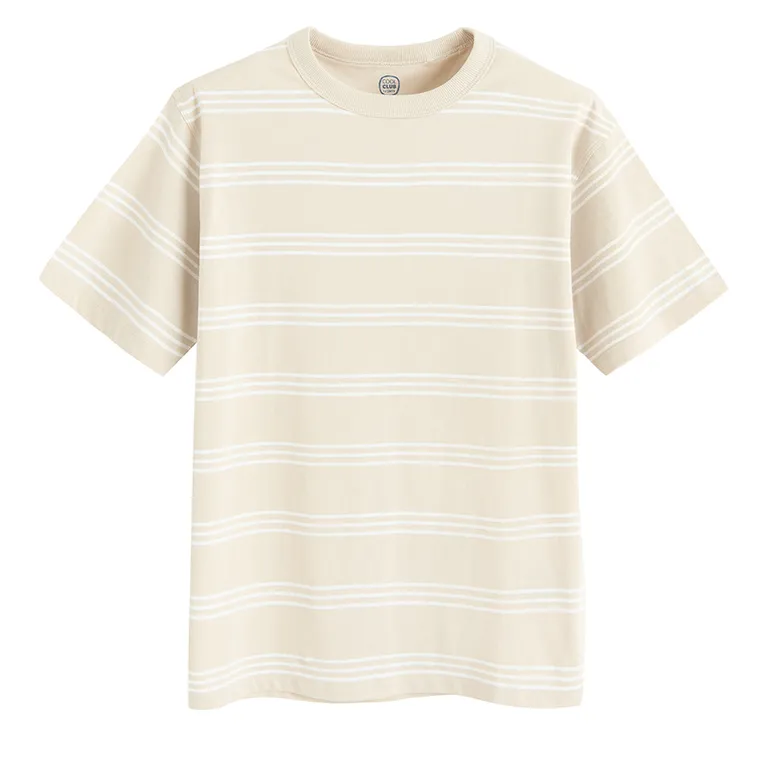 Cool Club, T-shirt chłopięcy, beżowy