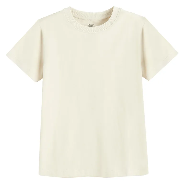 Cool Club, T-shirt chłopięcy, beżowy