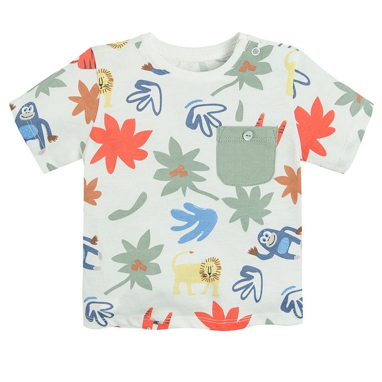 Cool Club, T-shirt chłopięcy, biały