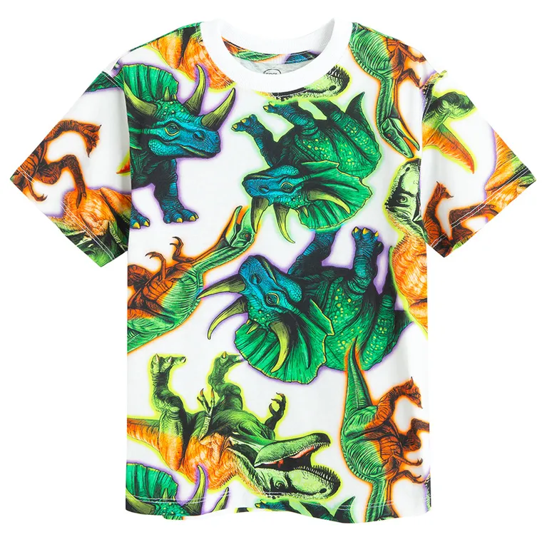 Cool Club, T-shirt chłopięcy, biały