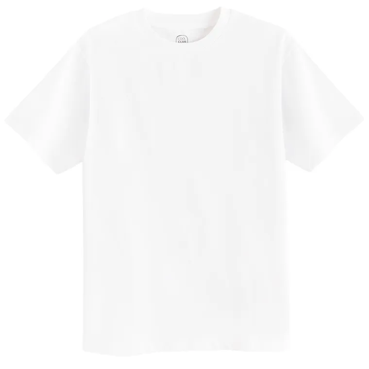 Cool Club, T-shirt chłopięcy, biały