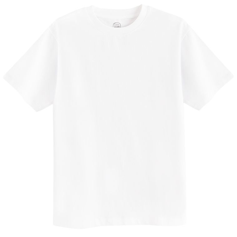 Cool Club, T-shirt chłopięcy, biały