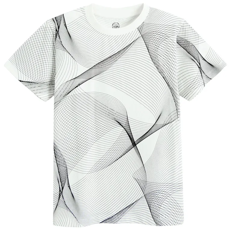 Cool Club, T-shirt chłopięcy, biały