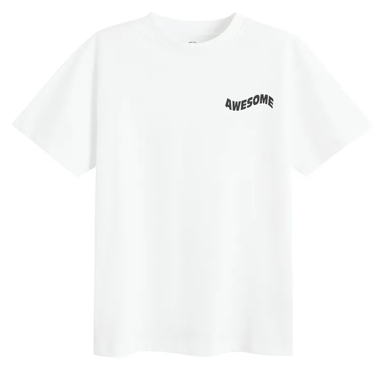 Cool Club, T-shirt chłopięcy, biały