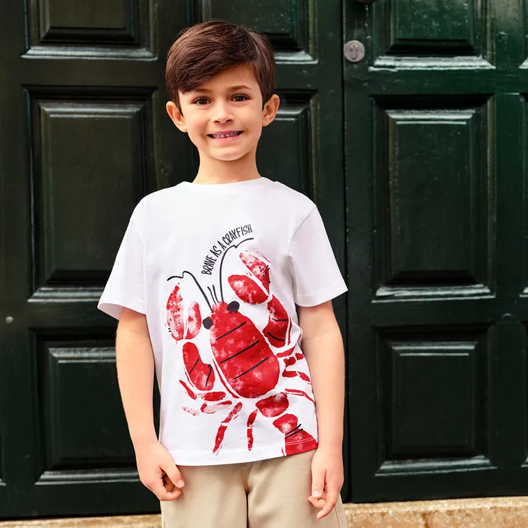 Cool Club, T-shirt chłopięcy, biały