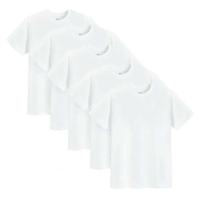 Cool Club, T-shirt chłopięcy, biały, zestaw, 5 szt.