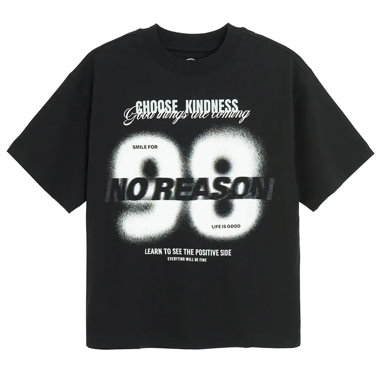 Cool Club, T-shirt chłopięcy, czarny