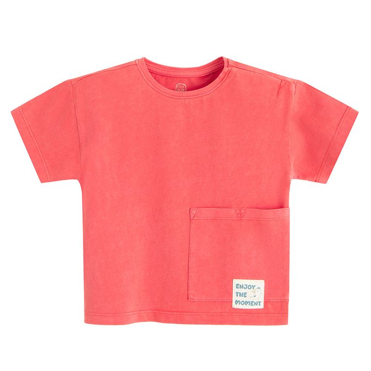 Cool Club, T-shirt chłopięcy, czerwony