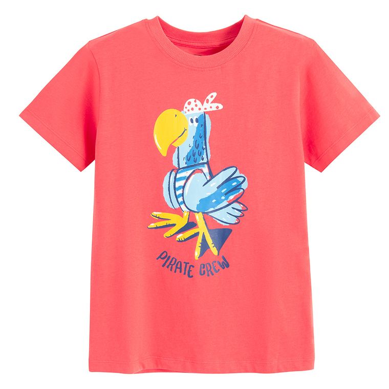 Cool Club, T-shirt chłopięcy, czerwony