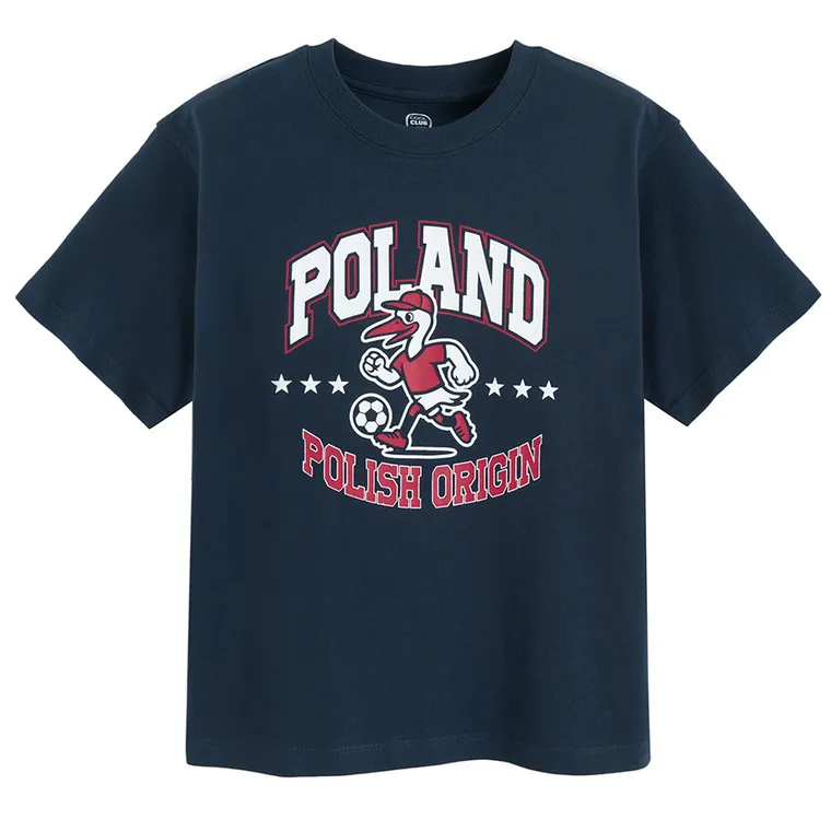 Cool Club, T-shirt chłopięcy, granatowy