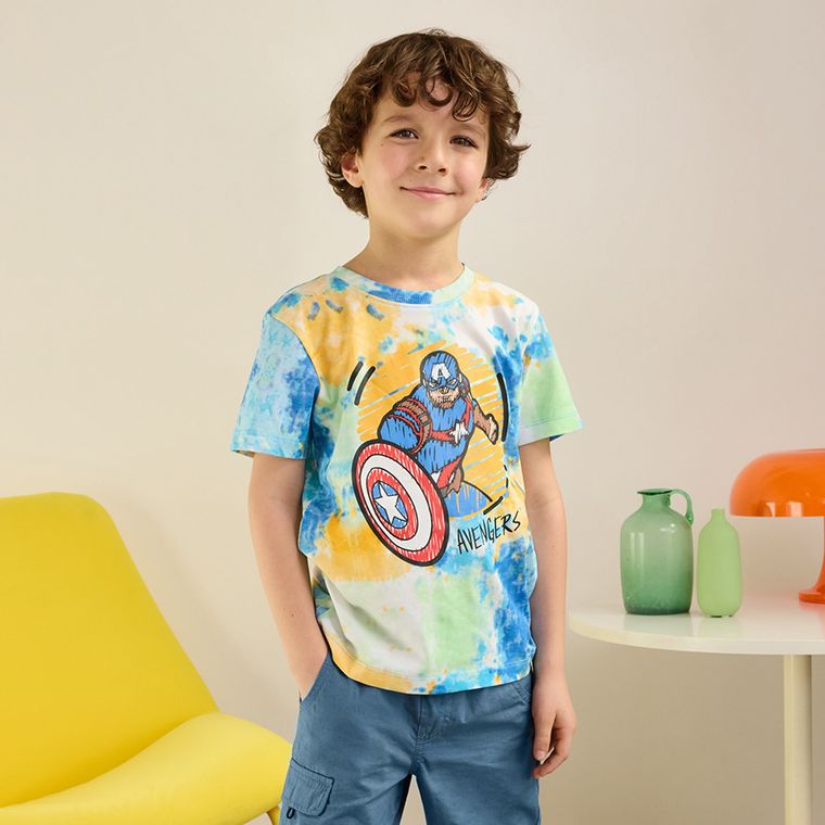 Cool Club, T-shirt chłopięcy, mix, Marvel Super Heroes