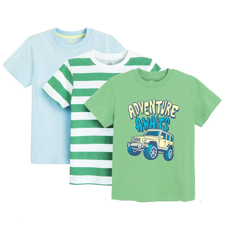 Cool Club, T-shirt chłopięcy, mix, zestaw, 3 szt.