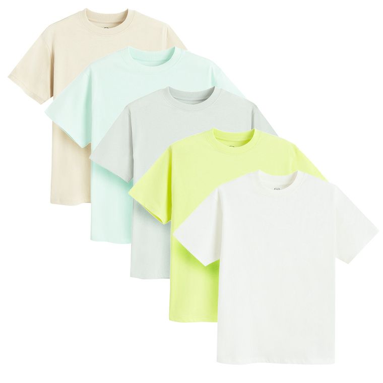 Cool Club, T-shirt chłopięcy, mix, zestaw, 5 szt.