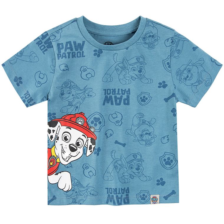 Cool Club, T-shirt chłopięcy, niebieski, Psi Patrol