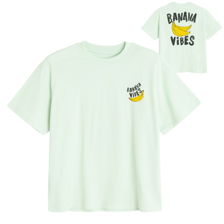 Cool Club, T-shirt chłopięcy, oversize, turkusowy