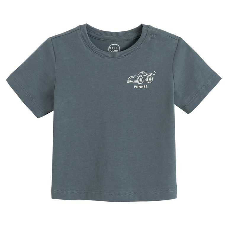 Cool Club, T-shirt chłopięcy, szary