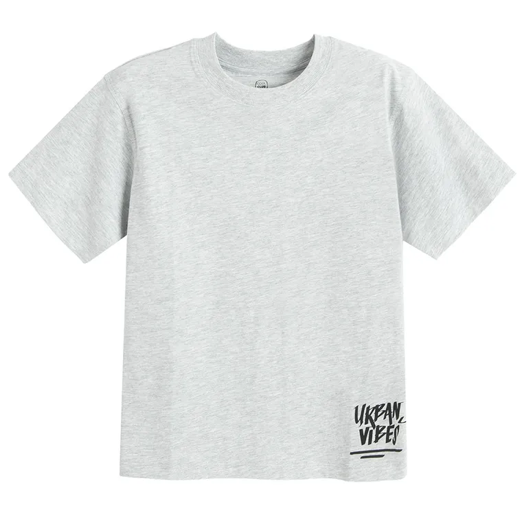 Cool Club, T-shirt chłopięcy, szary