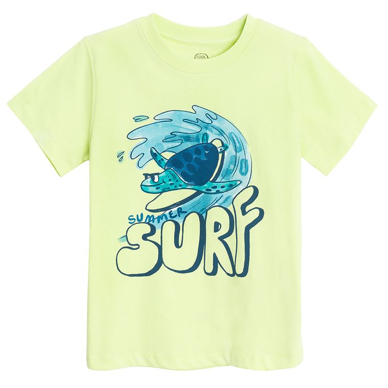 Cool Club, T-shirt chłopięcy, zielony