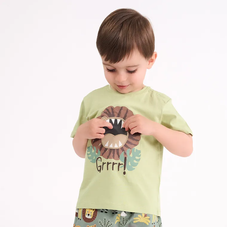 Cool Club, T-shirt chłopięcy, zielony