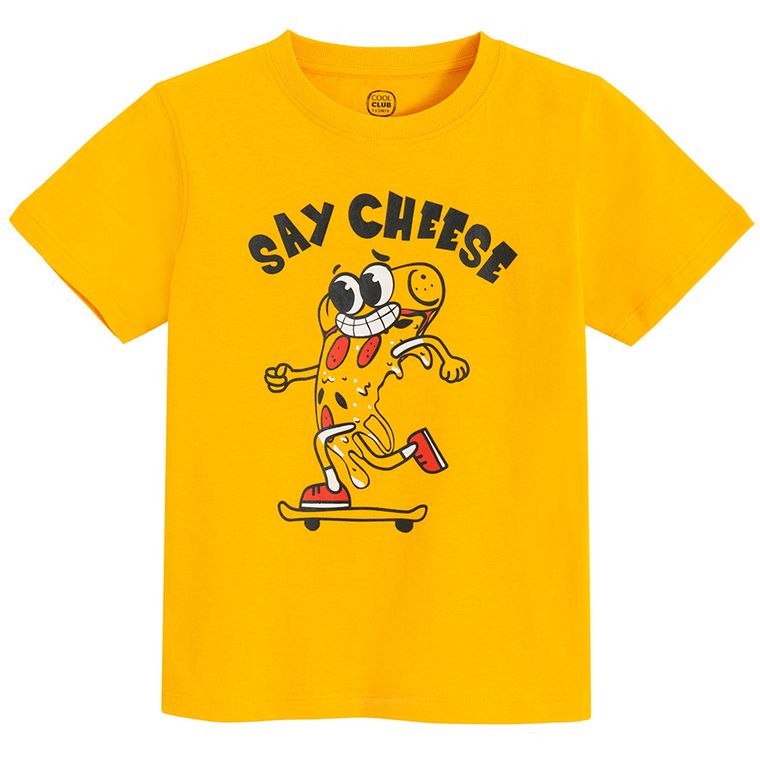 Cool Club, T-shirt chłopięcy, żółty