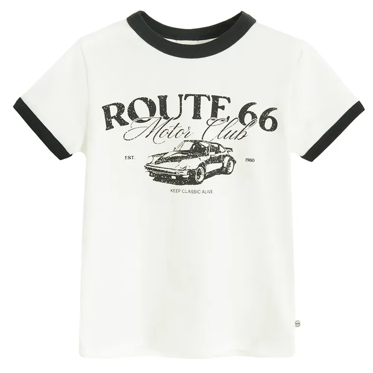 Cool Club, T-shirt dziewczęcy, biały