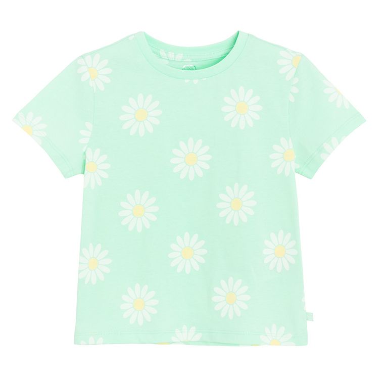 Cool Club, T-shirt dziewczęcy, miętowy