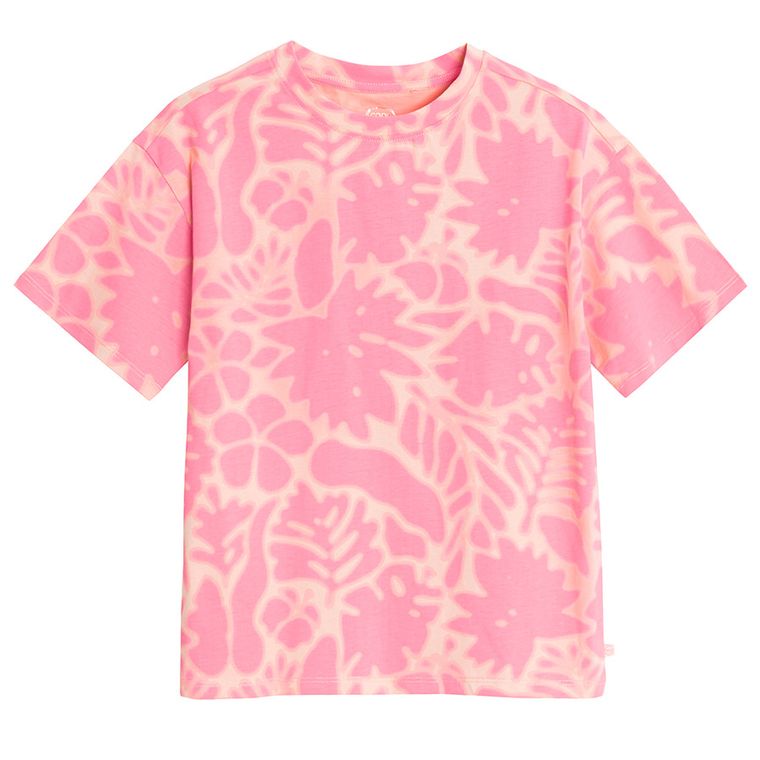 Cool Club, T-shirt dziewczęcy, różowy