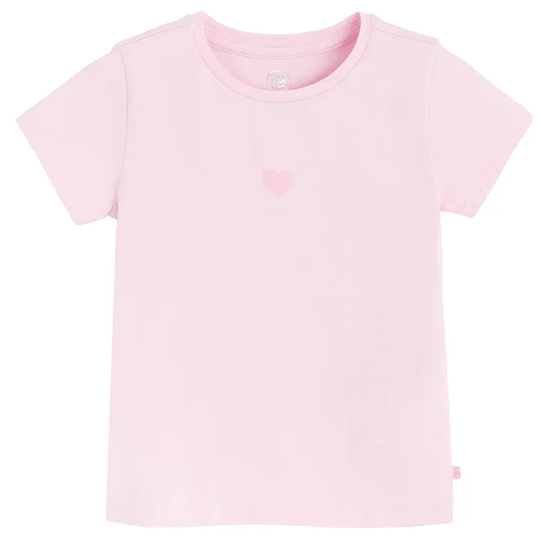 Cool Club, T-shirt dziewczęcy, różowy
