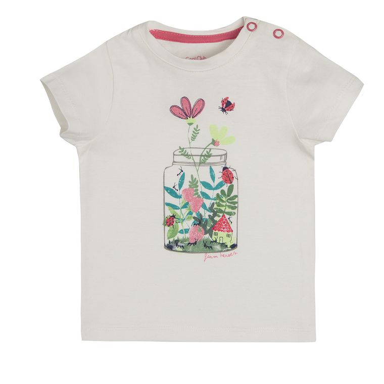 Cool Club, T-shirt dziewczęcy z krótkim rękawem