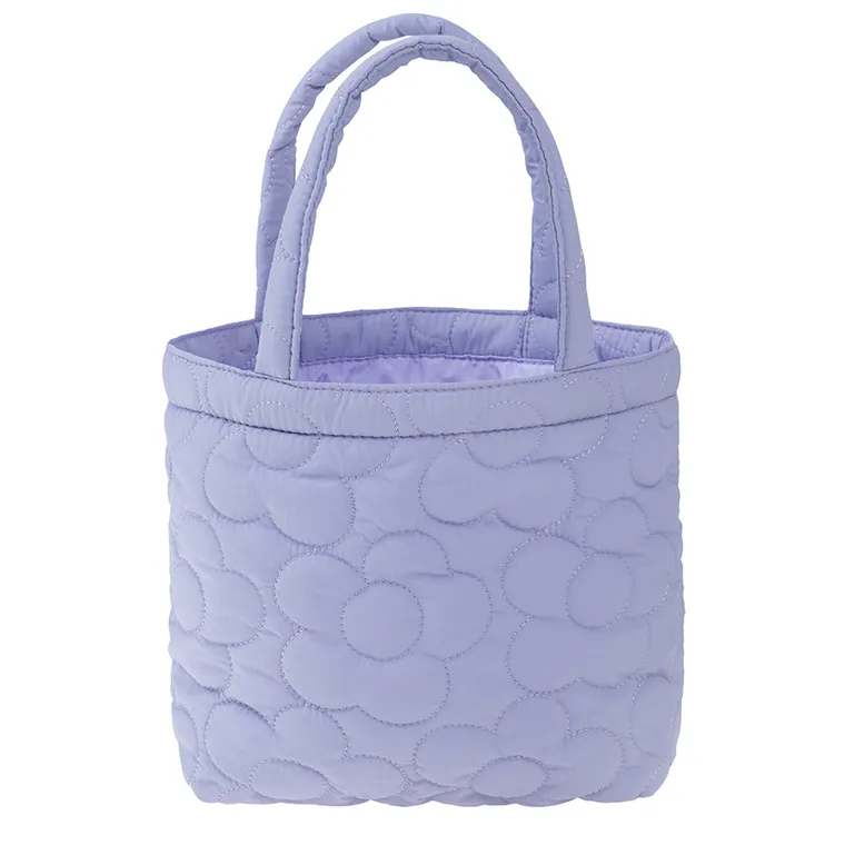 Cool Club, torebka, wyszywane kwiaty, fioletowa