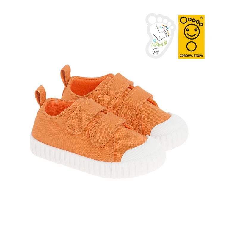 Cool Club, Trampki chłopięce, pomarańczowe, podeszwa Barefoot