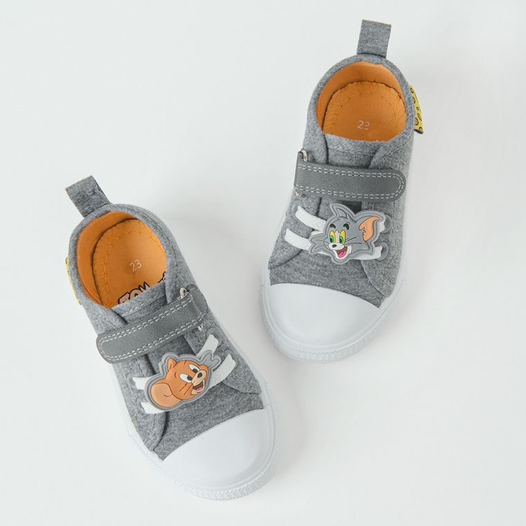 Cool Club, Trampki chłopięce, szare, Tom & Jerry