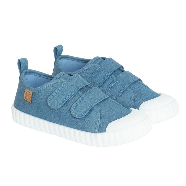 Cool Club, Trampki dziecięce, niebieskie, Zdrowa Stopa, podeszwa Barefoot