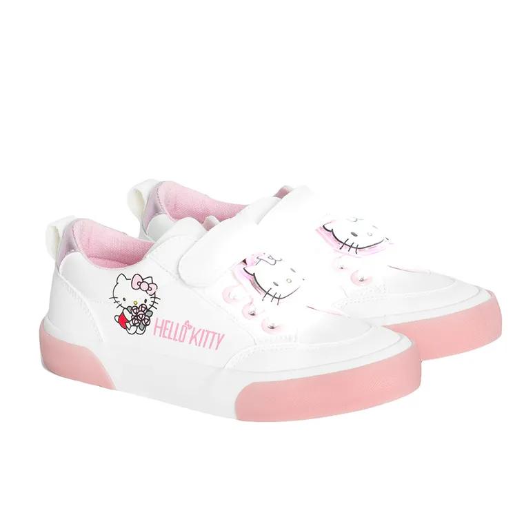 Cool Club, Trampki dziewczęce, białe, świecące, Hello Kitty