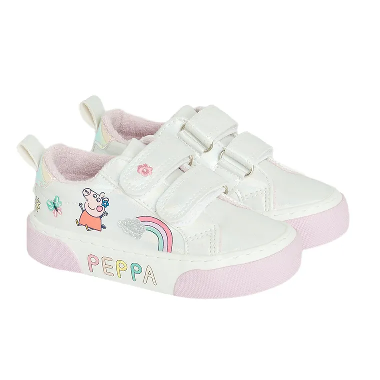 Cool Club, Trampki dziewczęce, białe, Świnka Peppa