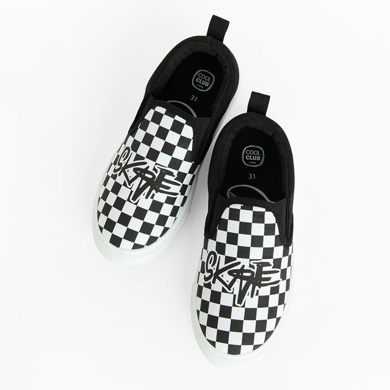 Cool Club, Trampki slip on chłopięce, czarne
