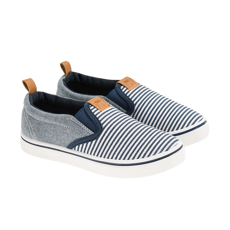 Cool Club, Trampki slip on chłopięce, paski