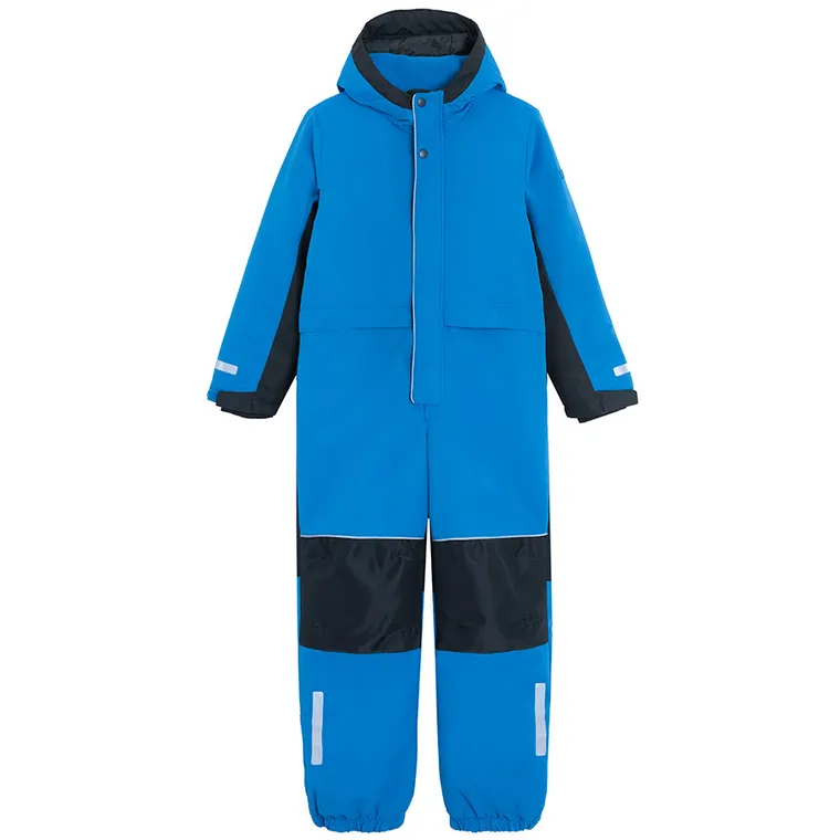 Cool Club, Wodoszczelny kombinezon narciarski chłopięcy z kapturem, ocieplany, niebieski