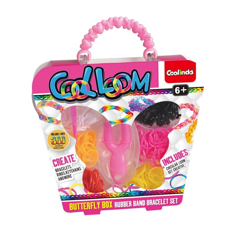 Cool Loom, Motyl, zestaw do robienia bransoletek i zawieszek