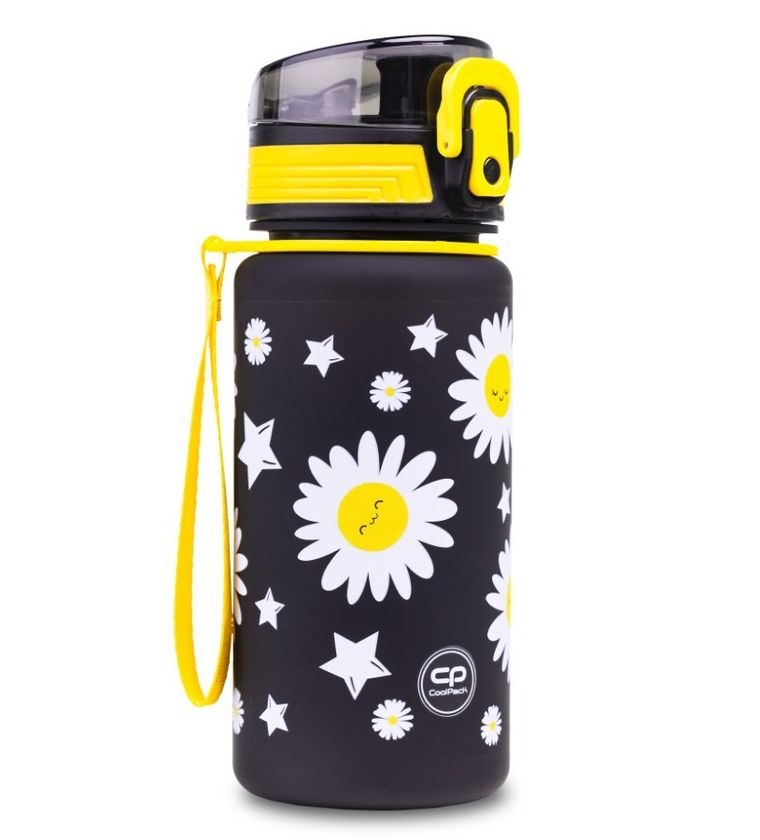 CoolPack, Brisk Mini, bidon, Daisy Black, 400 ml