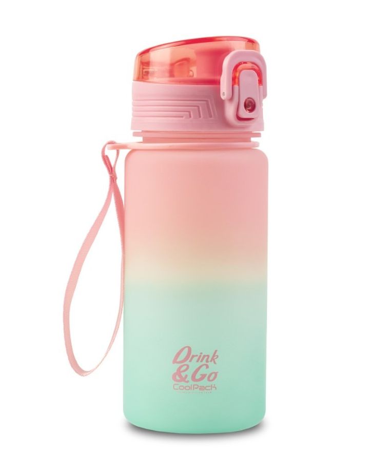 CoolPack, Brisk Mini, bidon, Gradient Strawberry, 400 ml
