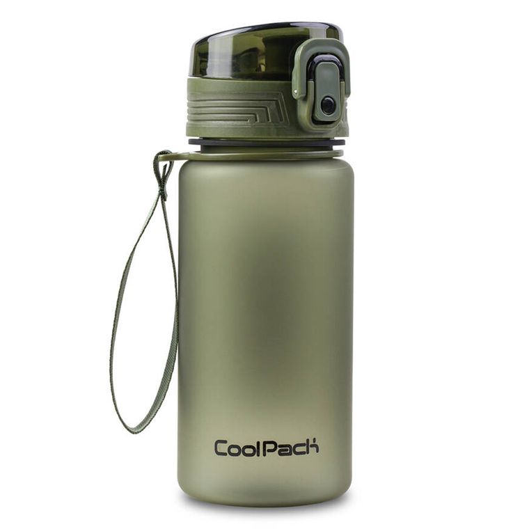 CoolPack, Brisk Mini, bidon, Rpet Olive, 400 ml
