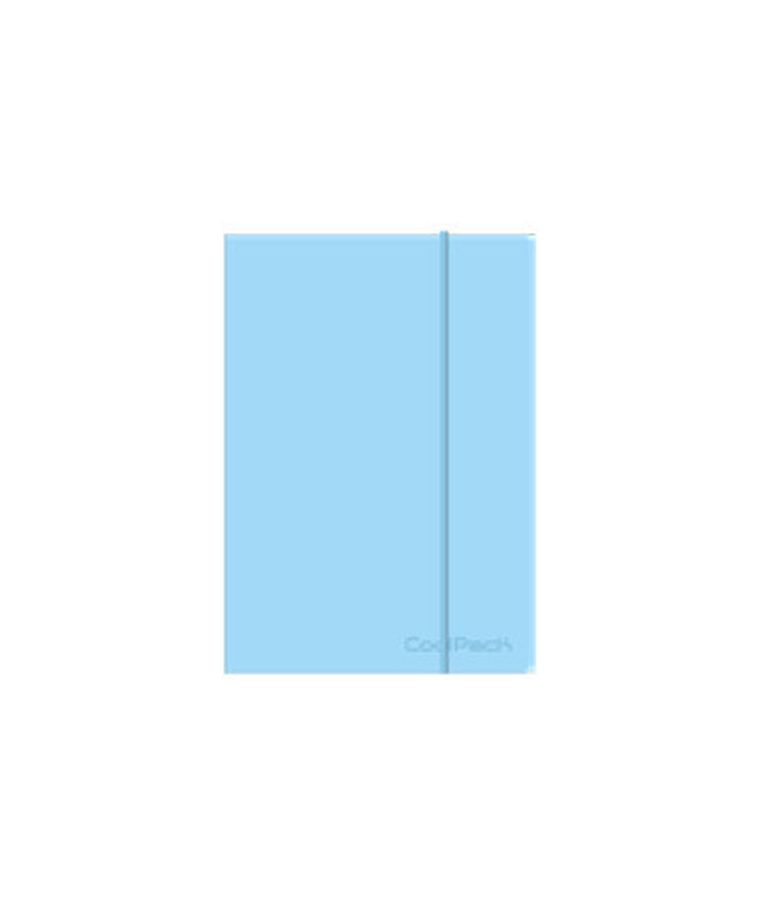 CoolPack, brulion A5 z gumką, 80 kartek, linia, Pastel Powder Blue, 1 szt.