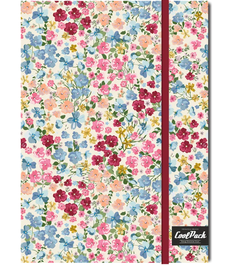 CoolPack, brulion A5 z gumką, Forget me not, 1 szt.